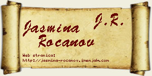 Jasmina Rocanov vizit kartica